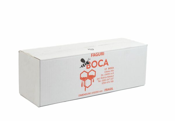 Faguri artificiali din ceara 100% naturala pentru stupi 1/2, cutie 2.5 kg - imagine 3